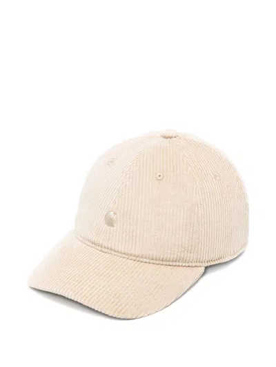 CARHARTT HAT WITH RIBBED FABRIC AND LOGO CARHARTT WIP