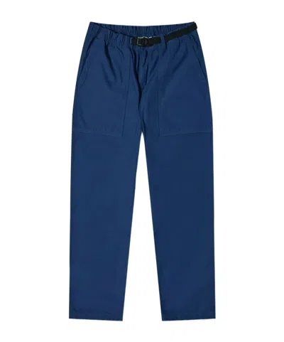 Carhartt Hayworth Mid-rise Tapered Trousers In Blue