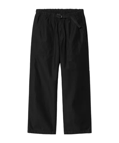 Carhartt Hayworth Tapered Trousers In Black