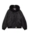Carhartt Oltera Hooded Jacket In Black