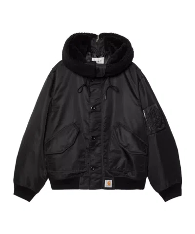 Carhartt Oltera Hooded Jacket In Black