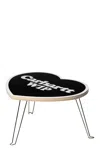 Carhartt Heart-shape Logo-detail Table In Black