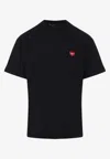 Carhartt Heart Motif Crew Neck Graphic Print T-shirt In Black