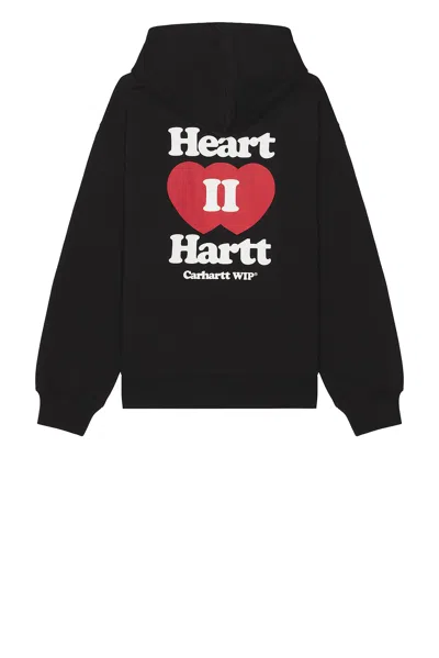 Carhartt Heart Ii Hartt Hoodie In Black