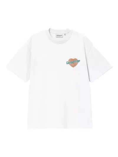 Carhartt Heart-logo T-shirt In White