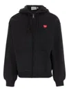 Carhartt Hooded Heart Ii Hartt Sweat Jacket In Black