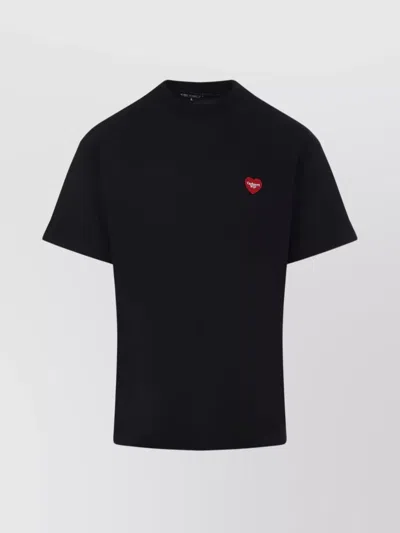 Carhartt Heart Motif Crew Neck Graphic Print T-shirt In Black