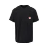 Carhartt Vintage  Pocket T Shirt Top In Washed Black, Men's At Urban Outfitters In Black