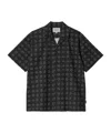 Carhartt Work In Progress Furoshiki Camp Shirt In Black