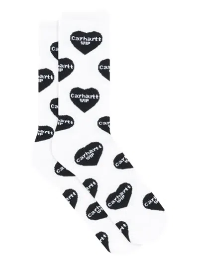 Carhartt Heart-print Socks In White
