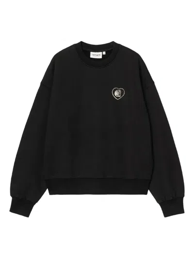 Carhartt Hearts Of Hartts Sweatshirt In Black
