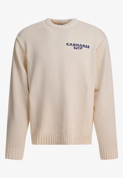 Carhartt Helix Intarsia Knit Sweater In Sand