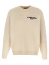 Carhartt Beige Logo Embroidered Sweater In Brown