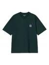 Carhartt Helix Swirl-logo T-shirt In Green