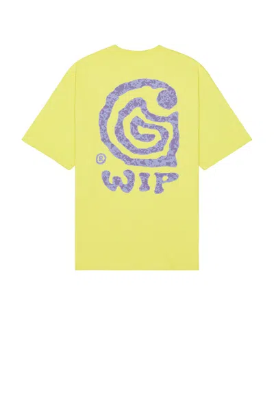 Carhartt Helix T-shirt In Yellow