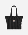 Carhartt Hendry Tote Seaton Stripe / Dark Navy (rinsed) In Black
