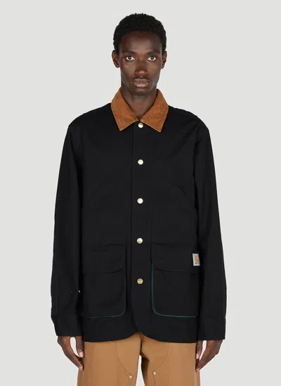 Carhartt Heston Colour Block Jacket In Black