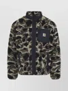 Carhartt Prentis Liner Camouflage-pattern Fleece Jacket In Black
