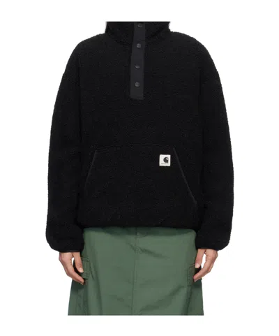 Carhartt High-necked Jacket In Black