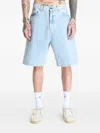 Carhartt High Waist Denim Shorts In Blue