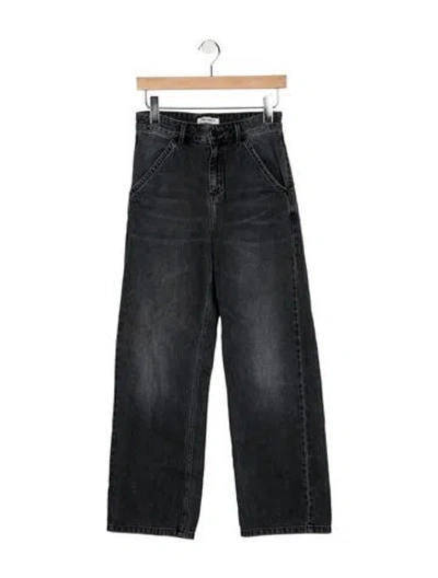 Pre-owned Carhartt High-rise Wide Leg Jeans In Grey