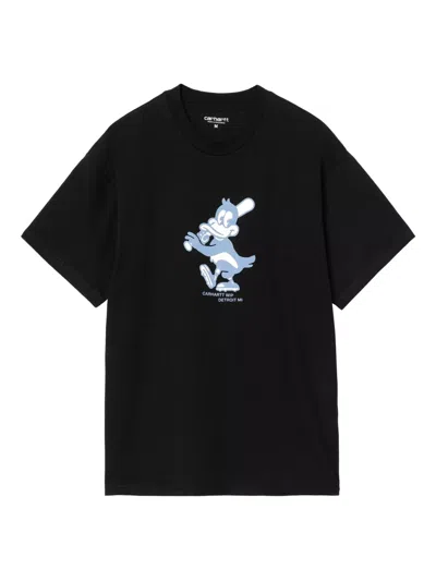 Carhartt Home Run Graphic-print T-shirt In Black