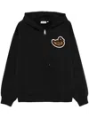 Carhartt Hooded Brown Ducks Jacket In Black