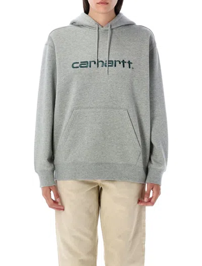 Carhartt Hooded  Sweatshirt In Gray