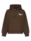 Carhartt Wip Hooded Charm Link Sweatshirt In Brown In Brown