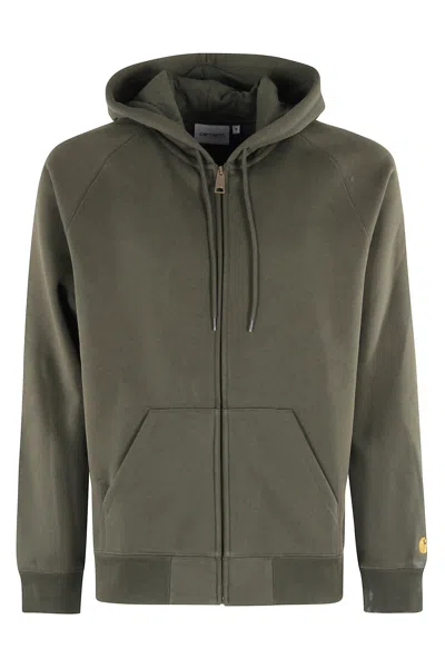 Carhartt Hooded Chase Jacket In Green