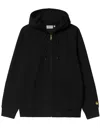 Carhartt Hooded Chase Jacket Men Black In Cotton