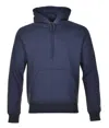 Carhartt Label Script Hooded Sweatshirt In Blue