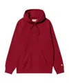 Carhartt Hooded Chase Sweatshirt In Red