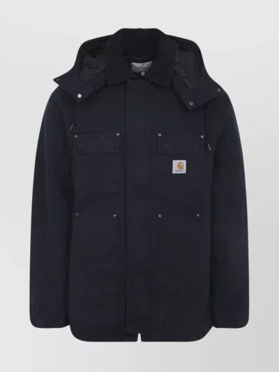 CARHARTT HOODED COAT FEATURING FRONT POCKETS