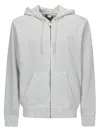 Carhartt Duster Script Zip-up Cotton Hoodie In Garment Basalt