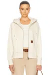 Carhartt Omens Eldon Hooded Relaxed-fit Cotton-blend Jacket Natural In Natural