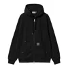 Carhartt Hooded Eldon Sweat Jacket Black In Xx Black