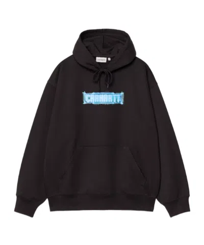 Carhartt Hooded Electric Boogie Sweatshirt In Black