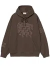 Carhartt Hooded Hackwork Sweatshirt In Animal Print