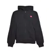 Carhartt Hooded Heart Ii Hartt Sweat Jacket In Black