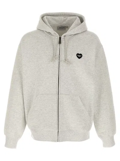 CARHARTT HOODED HEARTH II SWEATSHIRT GRAY
