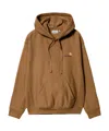 Carhartt Hooded Sweatshirt Kangaroo Pocket In Brown