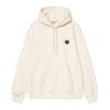 Carhartt Crewneck Sweater With Front Pocket And Hood In Mxx Undyed