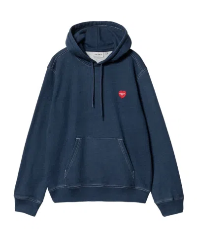 Carhartt Hooded Ingo Sweatshirt In Dark Blue