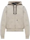 Carhartt Hooded Jacket In Nude