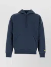 Carhartt Blue Cotton Blend Hooded Chase Sweat