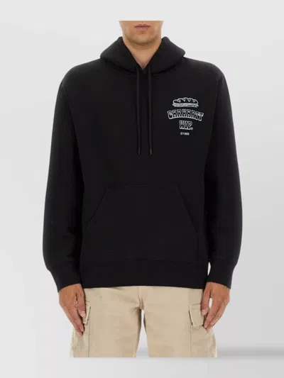 Carhartt Hooded Kangaroo Pocket Sweater In Black