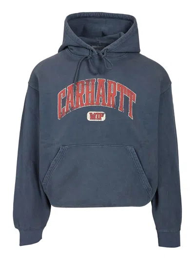 Carhartt Hooded Library Sweat Sweatshirts Blue