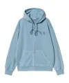 Carhartt Hooded Nelson Jacket In Blue