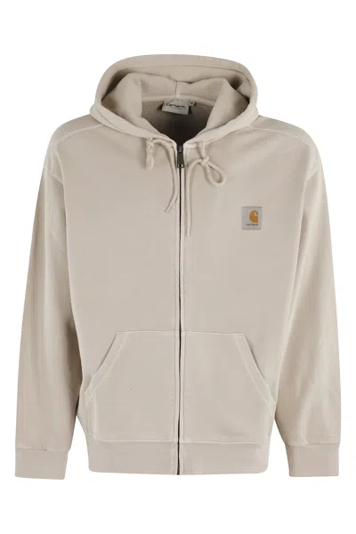 Carhartt Hooded Nelson Jacket In Neutral